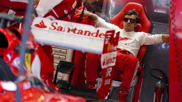 Alonso, en los entrenamientos libres para el Gran Premio de Hungría