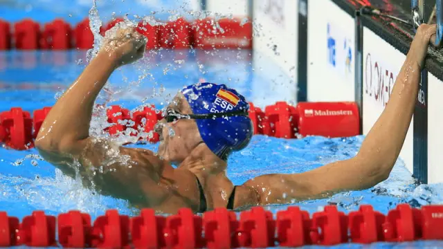 La nadadora española Melani Costa