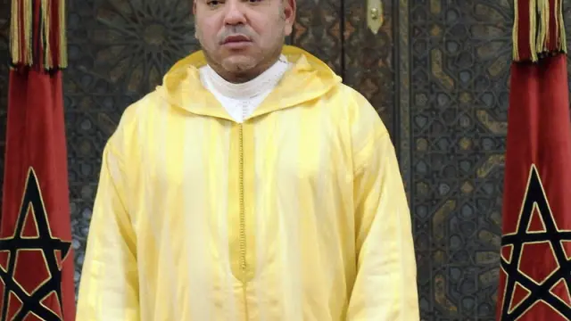 Mohamed VI durante la fiesta del trono en la que anunció la liberación de 48 presos españoles