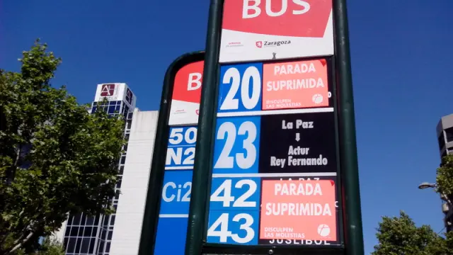 Cambios en los buses de Zaragoza