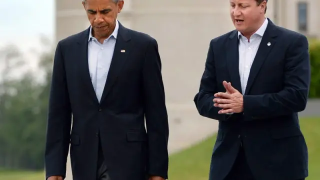 David Cameron y Barack Obama