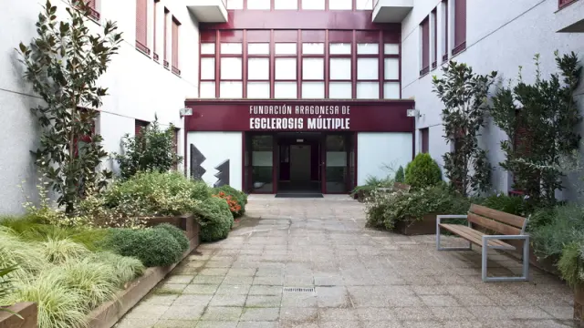 Sede de la Fundación Aragonesa de Esclerosis Múltiple, en Zaragoza