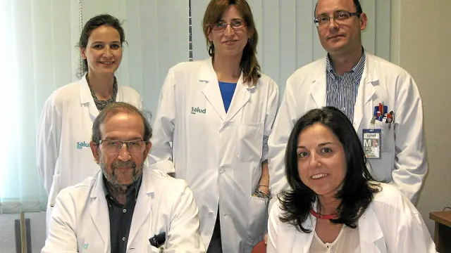 El equipo de Cirugía Vascular del Hospital Miguel Servet de Zaragoza