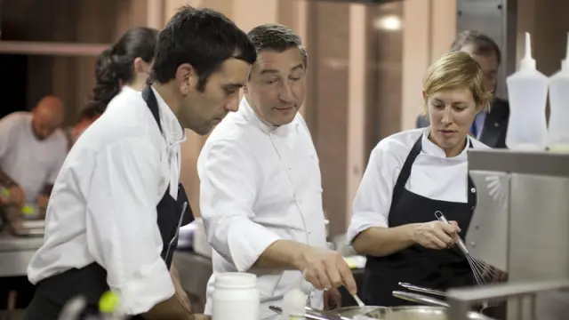 El chef español Joan Roca en el evento gastronómico 'Spainfusionsp', en Sao Paulo