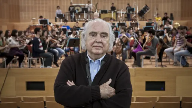 Antón García Abril en el Conservatorio