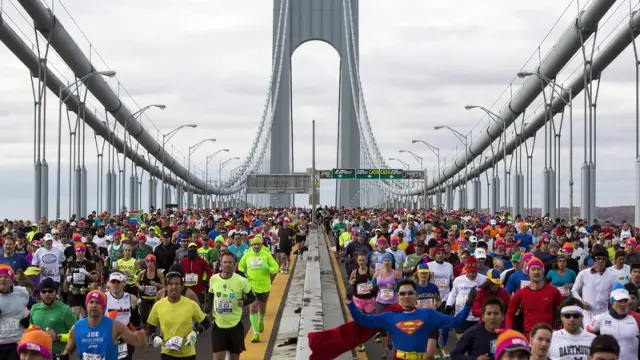 Imagen del maratón de Nueva York