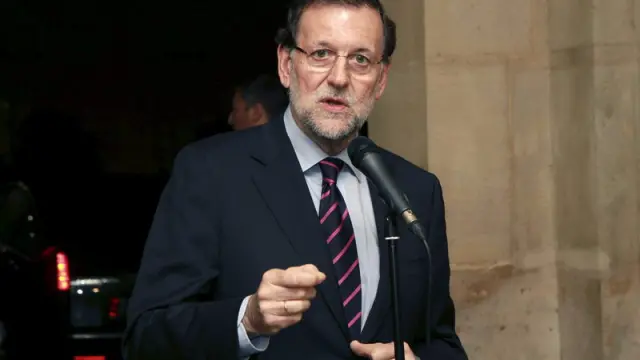 Rajoy, en la rueda de prensa de París