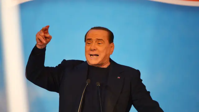 Berlusconi, durante su discurso