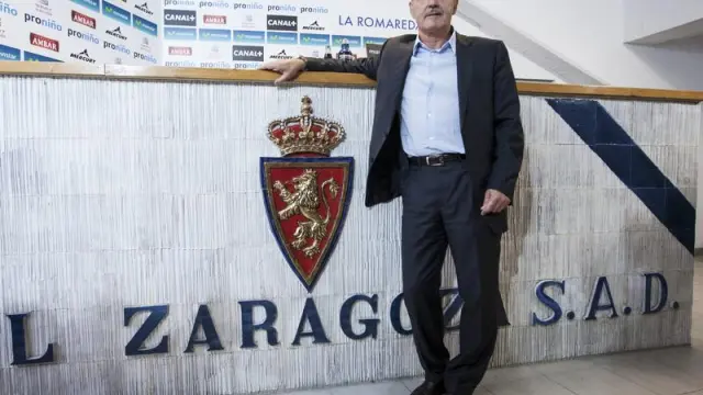 Paco Herrera, entrenador del Real Zaragoza
