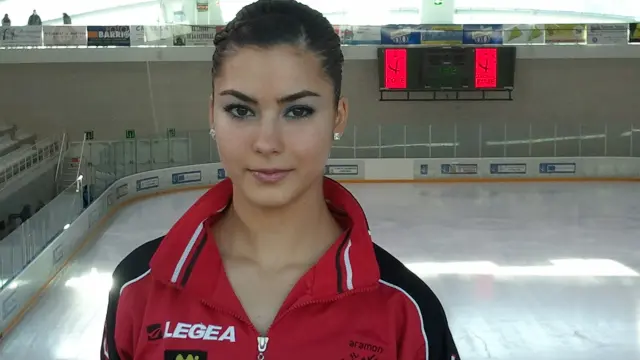 La patinadora Marta García