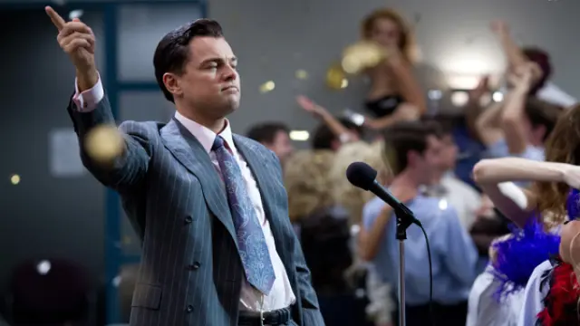 Leonardo DiCaprio es el protagonista  de la película 'El lobo de Wall Street'