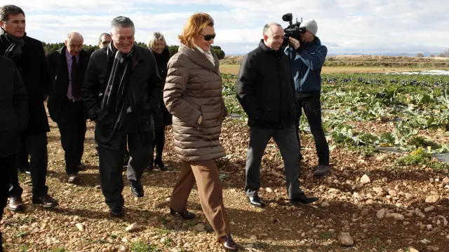 La Presidenta de Aragón Luisa Fernanda Rudi visita Atade