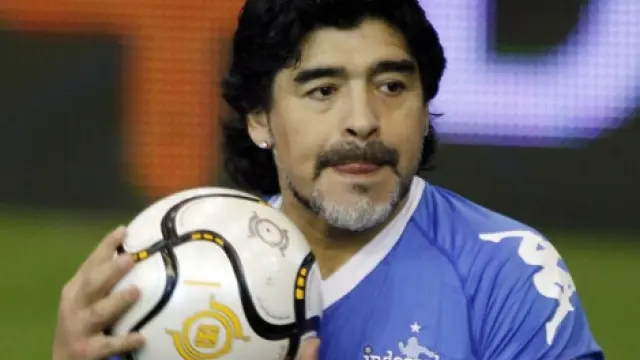 Diego Armando Maradona, foto de archivo.