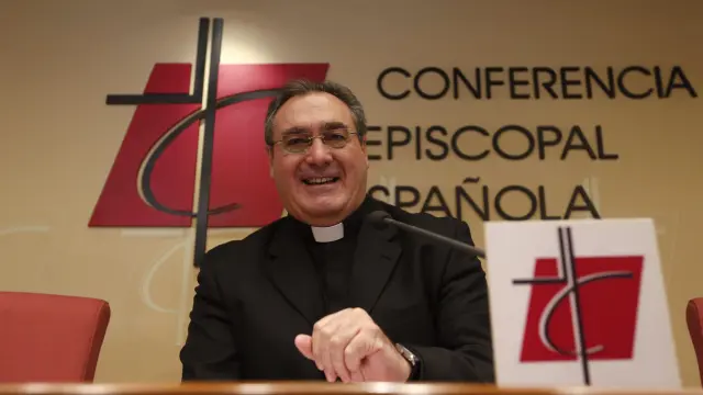 El portavoz de la Conferencia Episcopal Española, José María Gil Tamayo