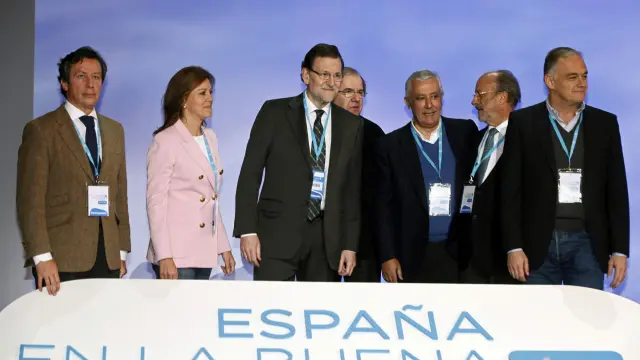 Miembros del PP durante la convención nacional del partido