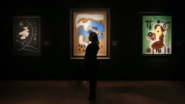 Algunas de las piezas de Miró que iban a ser subastadas