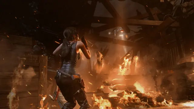 Lara Croft reinventada en este videojuego.
