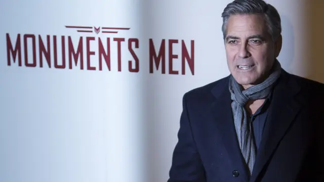George Clooney, en el estreno de la cinta en París
