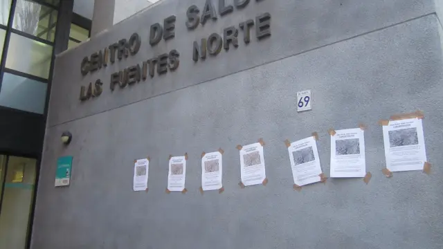 Imagen de archivo de una protesta en Las Fuentes contra el traslado de las unidades de salud mental