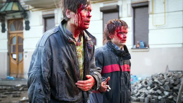 Dos heridos en los enfrentamientos con la Policía en Kiev