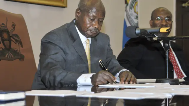 El presidente de Uganda, Yoweri Museveni