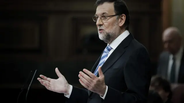 Rajoy durante su discurso