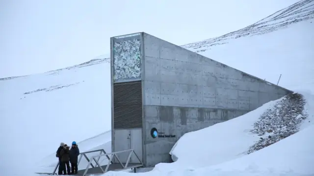 El búnker del proyecto 'Svalbard Global Seed Vault'