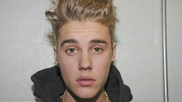Justin Bieber, en una foto de cuando fue detenido en Miami