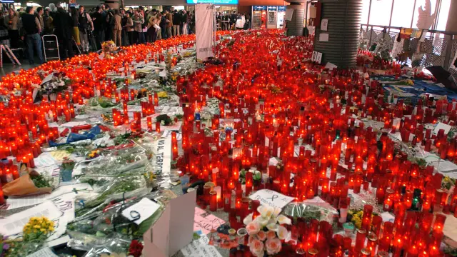 Foto de archivo de un acto en recuerdo a las víctimas del 11-M en Atocha