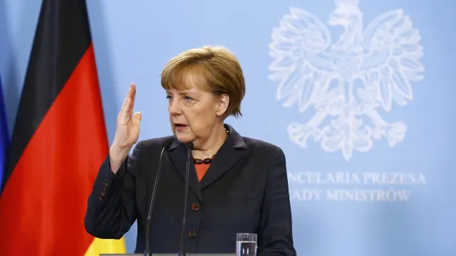 Angela Merkel en Polonia