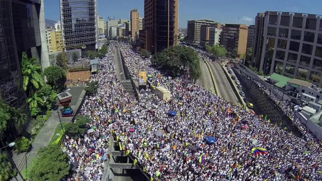 Protestas antigubernamentales en Caracas