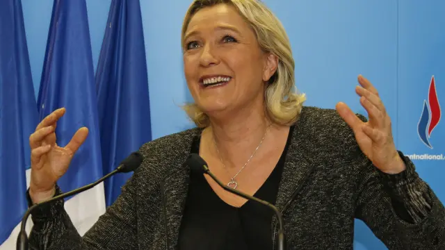 Marine Le Pen, presidenta del partido de extrema derecha Frente Nacional.