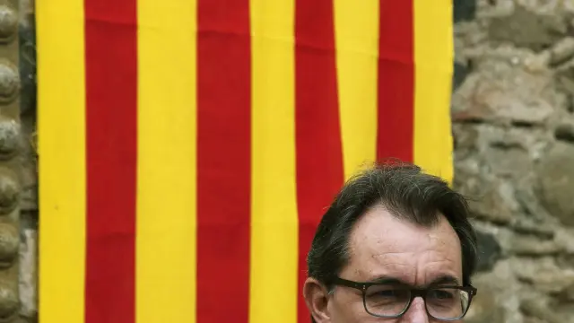 El presidente catalán, Artur Mas, defensor de las tesis soberanistas