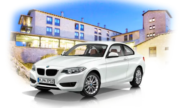 Gana la oportunidad de conducir un BMW Serie 2 y una noche en el Parador