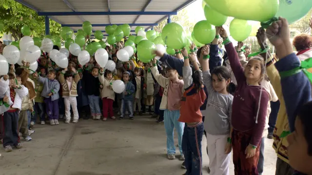 Imagen de archivo de una fiesta en el colegio Fernando el Católico