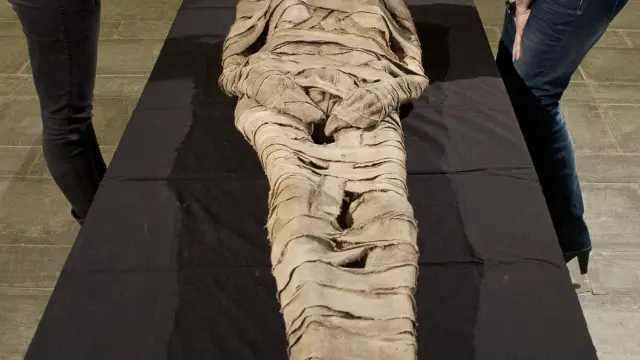 La supuesta momia egipcia que alberga el Museo Darder de Banyoles