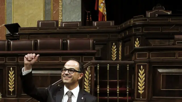 El diputado del Parlamento catalán Jordi Turull (CiU)