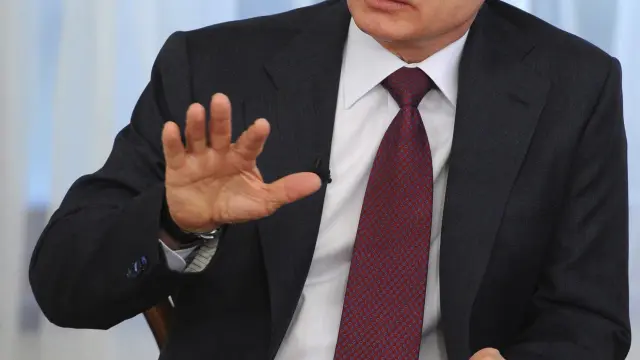El presidente ruso, Vladimir Putin, cuyo país, según la OTAN tiene tropas militares en la frontera ucraniana