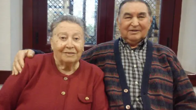 Dolores Rodrigo y Santiago Vaquero, de Cutanda, Calamocha