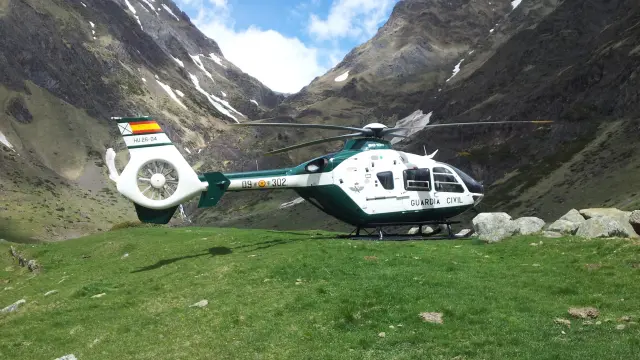 Helicóptero de rescate de la Guardia Civil