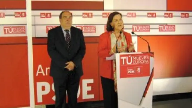Inés Ayala y Roberto Fernández, durante la presentación de la campaña