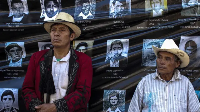 Ciudadanos de Guatemala se manifestaron este martes