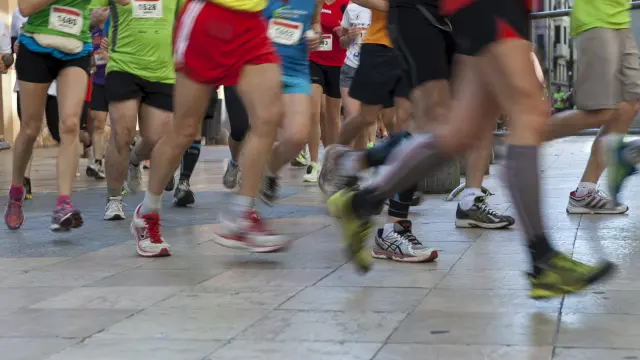 Varios corredores, durante una prueba