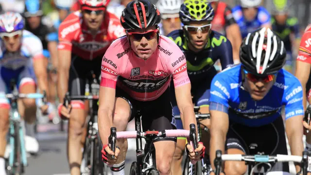 Cadel Evans, líder del Giro de Italia