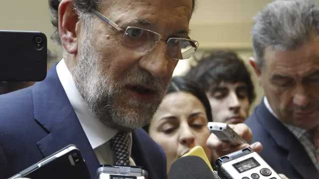 Rajoy durante sus declaraciones