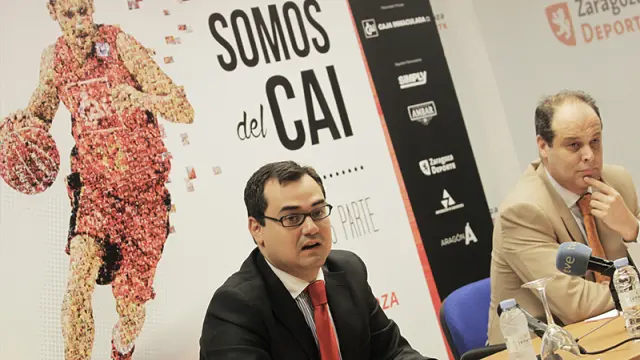 Aznar y Mur, durante la presentación de la campaña