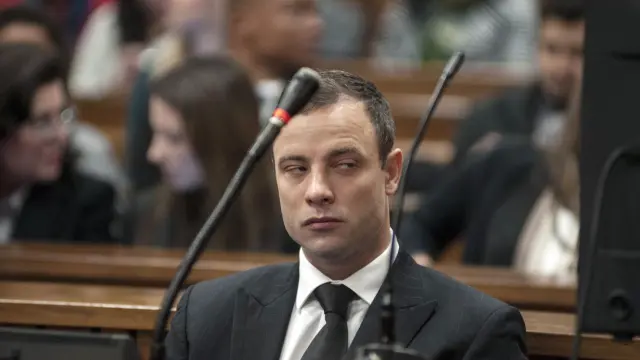 Pistorius, durante el juicio por el asesinato de su esposa.