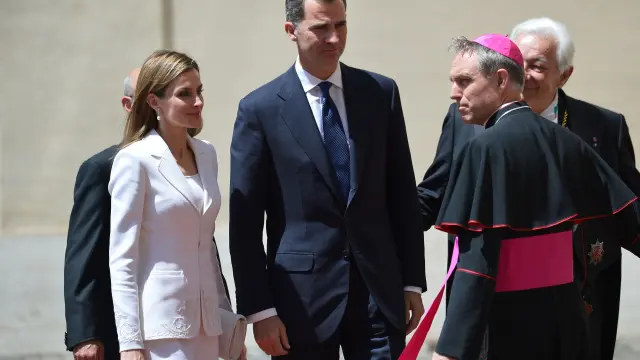 Don Felipe y doña Letizia, recibidos en el Vaticano
