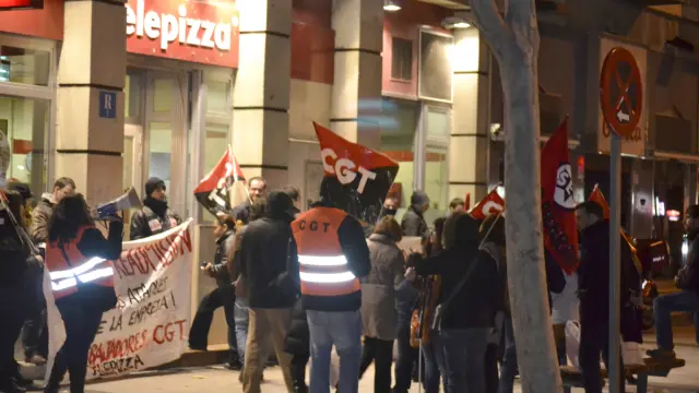 Los trabajadores de Telepizza realizarán paros parciales