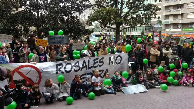 Protesta de Rosales del Canal contra Remar